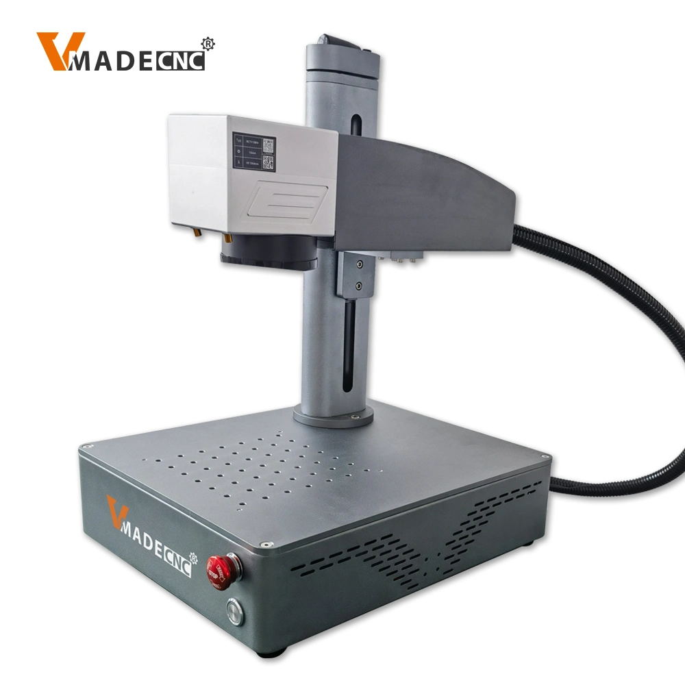 Mini Split Laser Marker Fiber Laser Engraver on Metal 20W 30W 50W Laser Marking Equipment Metal Tool Portable Metal Plastic Laser Marking Machine