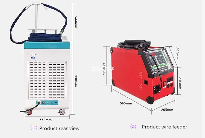 1000W 1500W 2000W 3000W Portable Handheld Mini Fiber Laser Welding Machine for Metal Stainless Steel